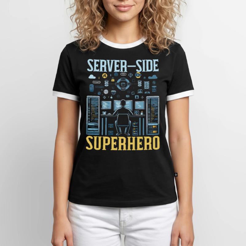 Programmeur logiciel de programmation backend T-shirt contrasté Homme