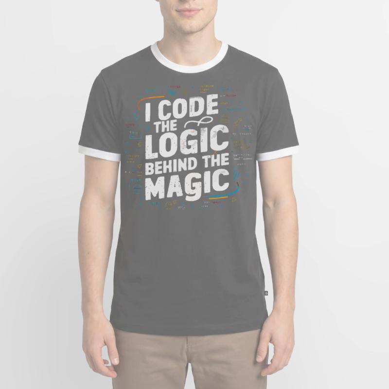Programmeur logiciel de programmation backend T-shirt contrasté Homme