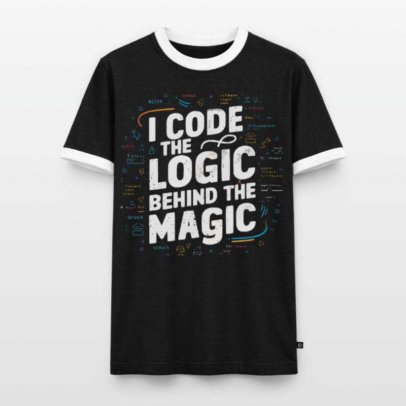 Programmeur logiciel de programmation backend T-shirt contrasté Homme