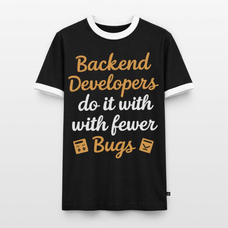 Programmeur logiciel de programmation backend T-shirt contrasté Homme