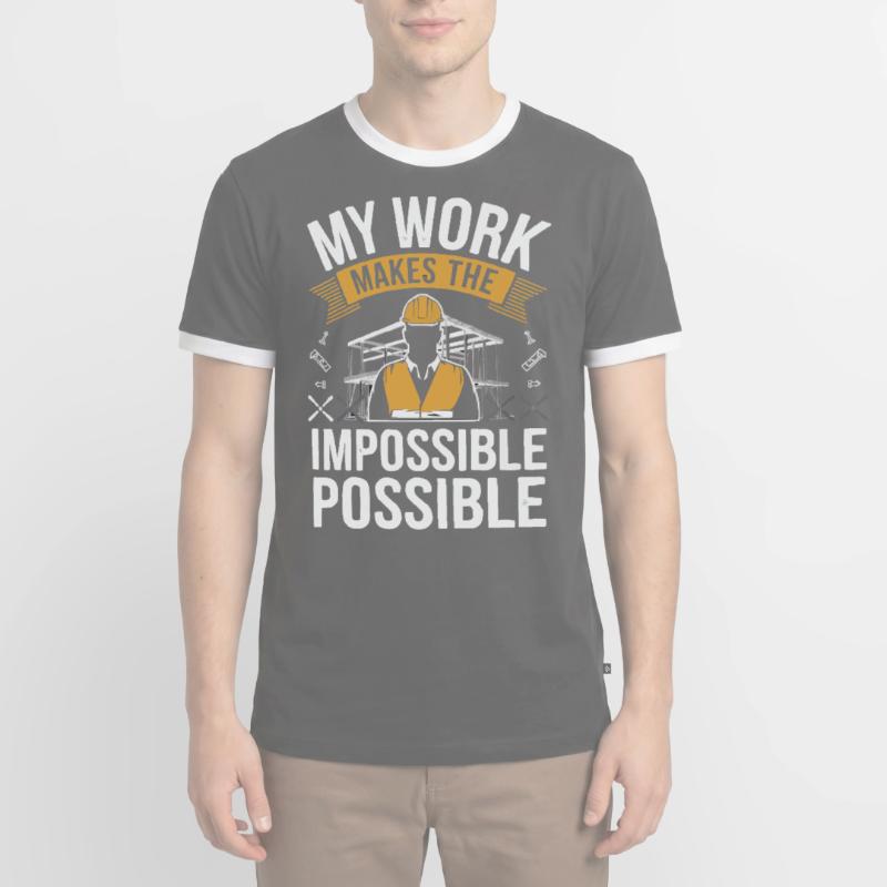 Structural Engineer Job Structural Engineering Men's Ringer Shirt