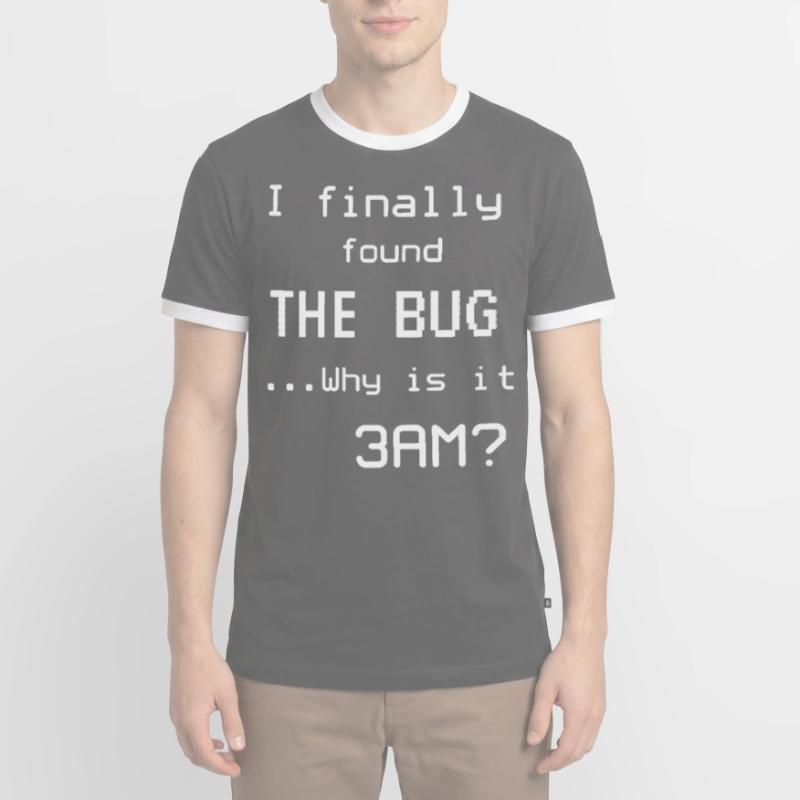Programmer Meme Computer Scientist Nerd Men's Ringer Shirt