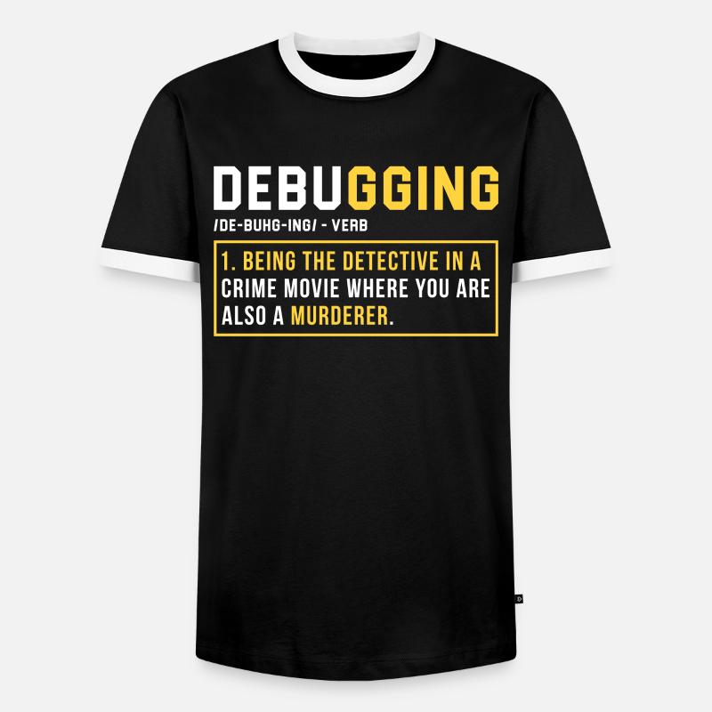 Debugging Programmieren Programmierer Geschenk - Männer Kontrast-T-Shirt - Schwarz/Weiß
