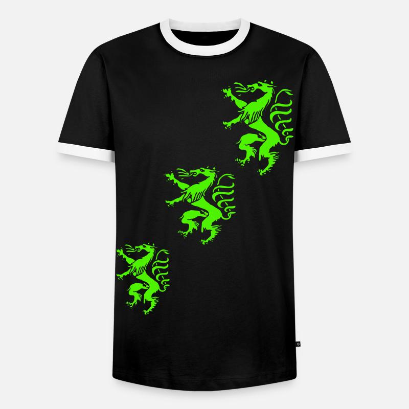 Steiermark - Männer Kontrast-T-Shirt - Schwarz/Weiß