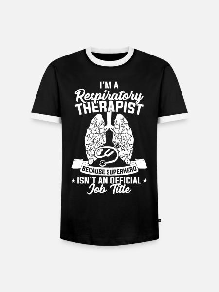 I'm a Respiratory Therapist - Männer Kontrast-T-Shirt - Schwarz/Weiß