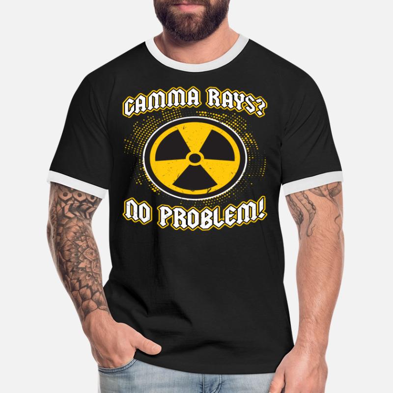 Gamma Rays - No Problem - Nuclear Engineering Men's Ringer Shirt