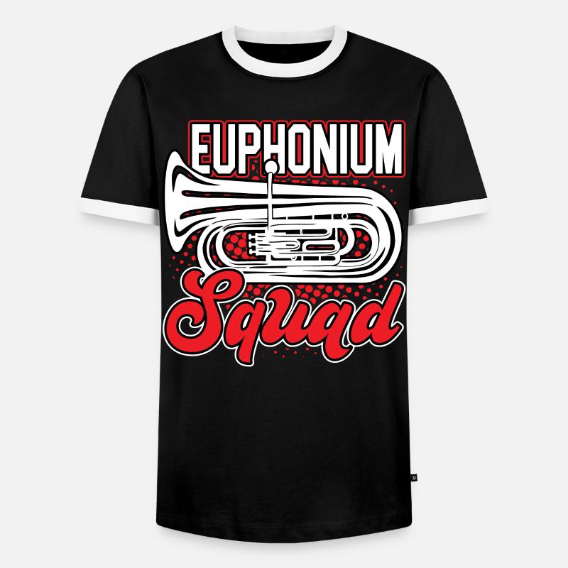 Euphonium Squad - Euphoniumist - Männer Kontrast-T-Shirt - Schwarz/Weiß