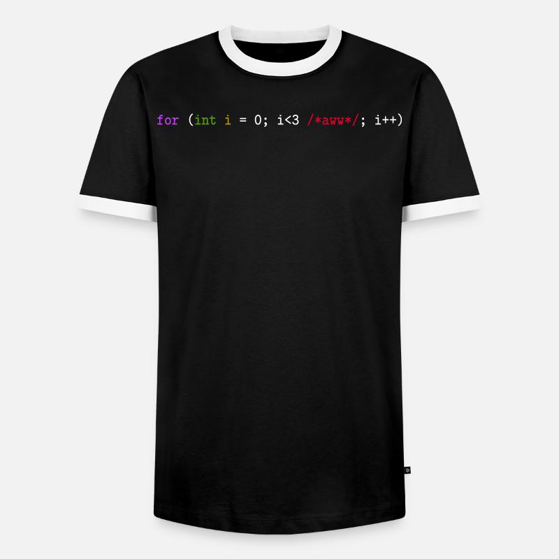 Programmierer, Software, Informatik, Developer - Männer Kontrast-T-Shirt - Schwarz/Weiß