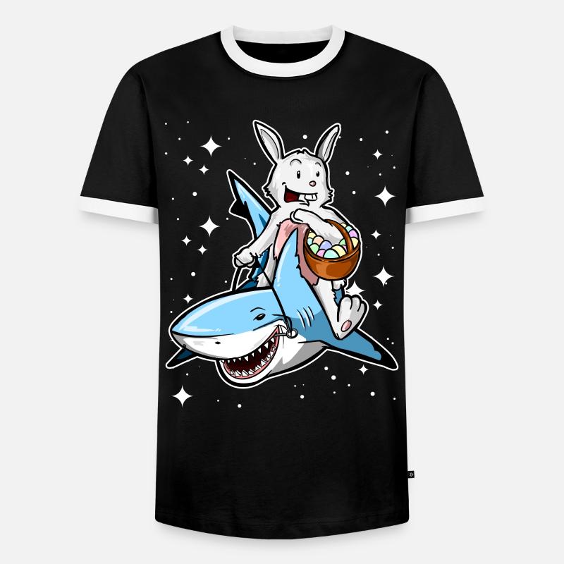 Galactic Easter! - Men's Ringer Shirt - black/white