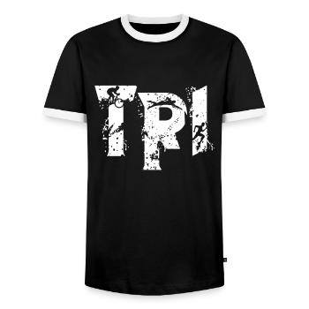 Triathlon - T-shirt contrasté Homme - noir/blanc - Devant - AI Model Female 172 light (172cm) & AI Model Male 178 light (178cm)