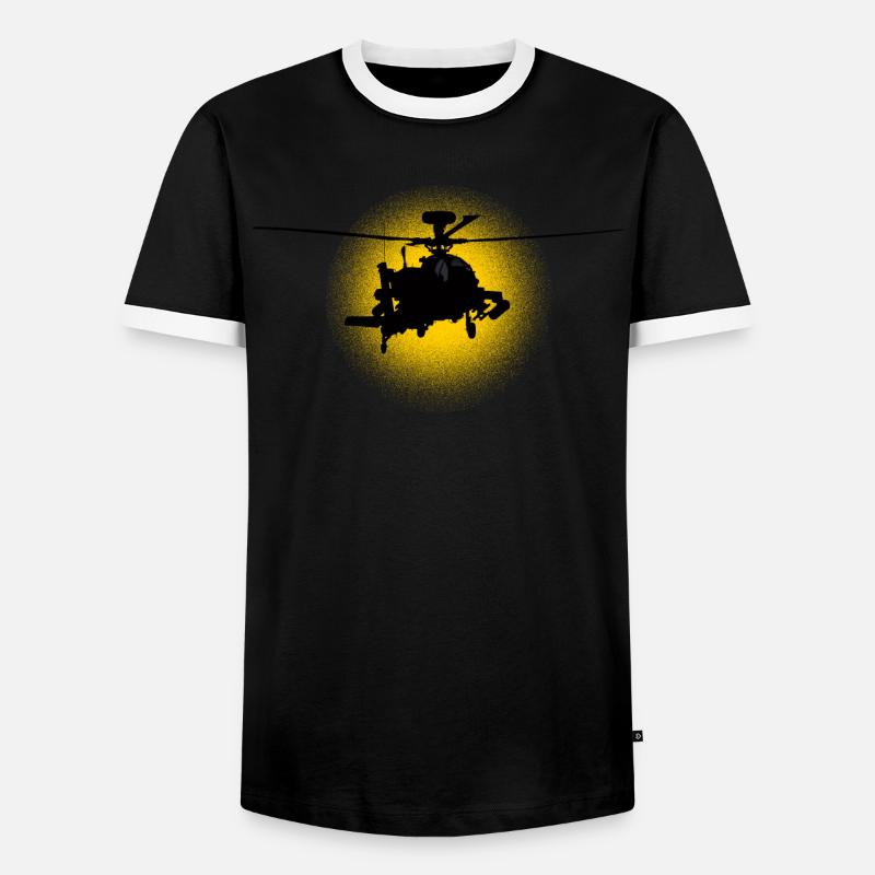 Apache - T-shirt contrasté Homme - noir/blanc