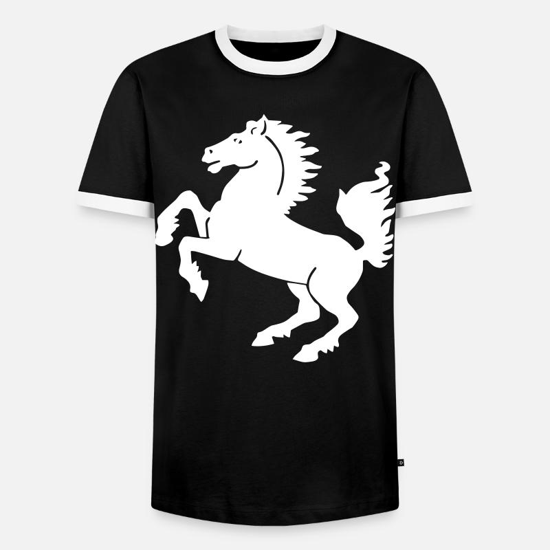 Stuttgart - Design - Men's Ringer Shirt - black/white