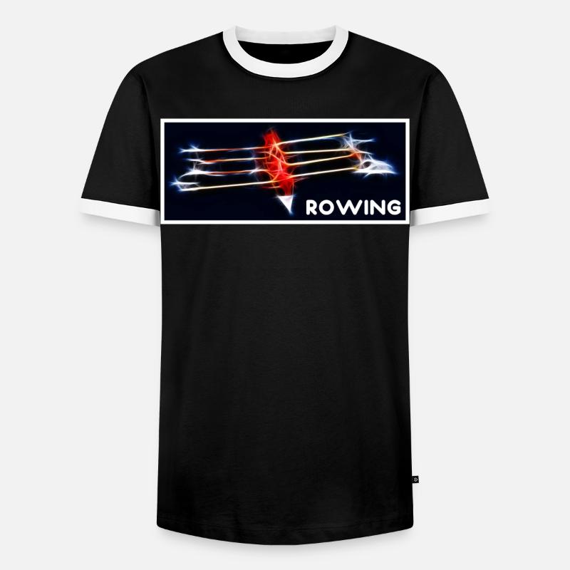 Rowing - Rowing - Men's Ringer Shirt - black/white