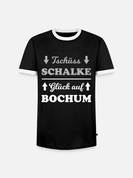 Aufstieg Bochum - Männer Kontrast-T-Shirt - Schwarz/Weiß