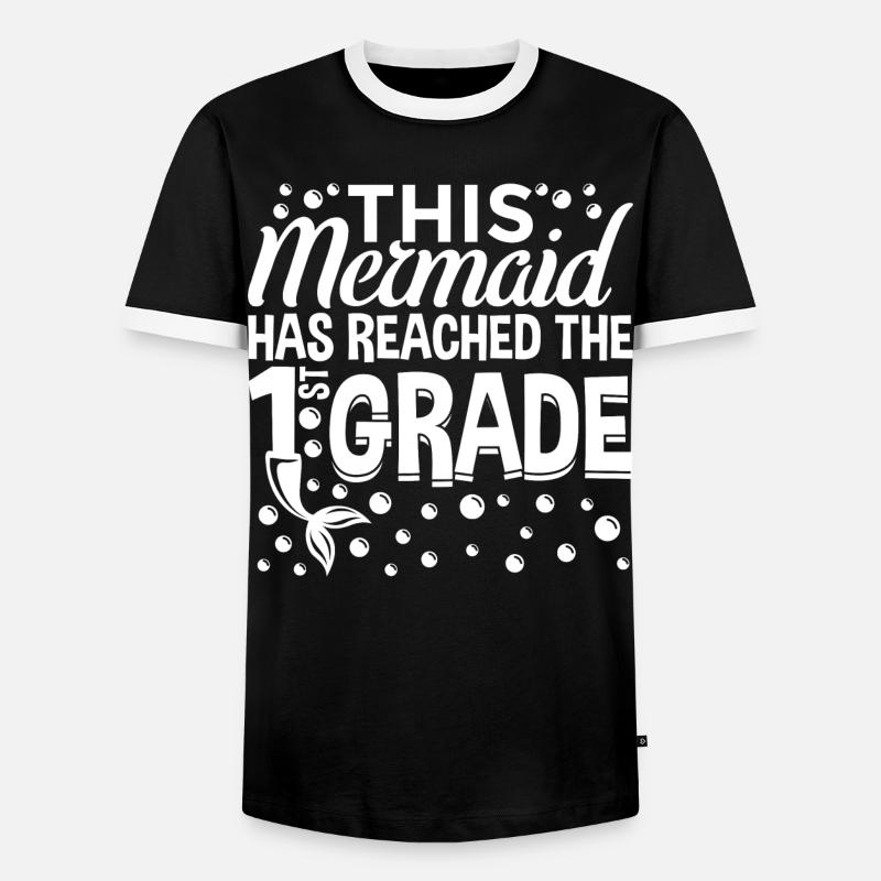 Student 1st class - Men's Ringer Shirt - black/white