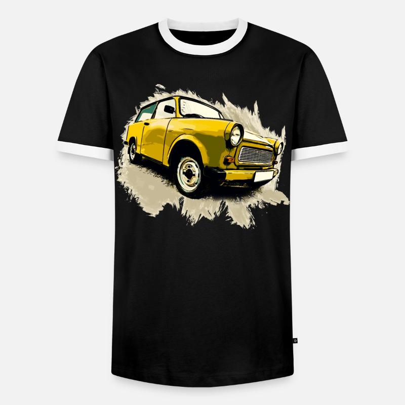 blockedName - Männer Kontrast-T-Shirt - Schwarz/Weiß