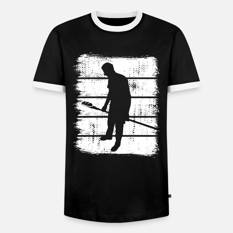 Bäcker - Männer Kontrast-T-Shirt - Schwarz/Weiß