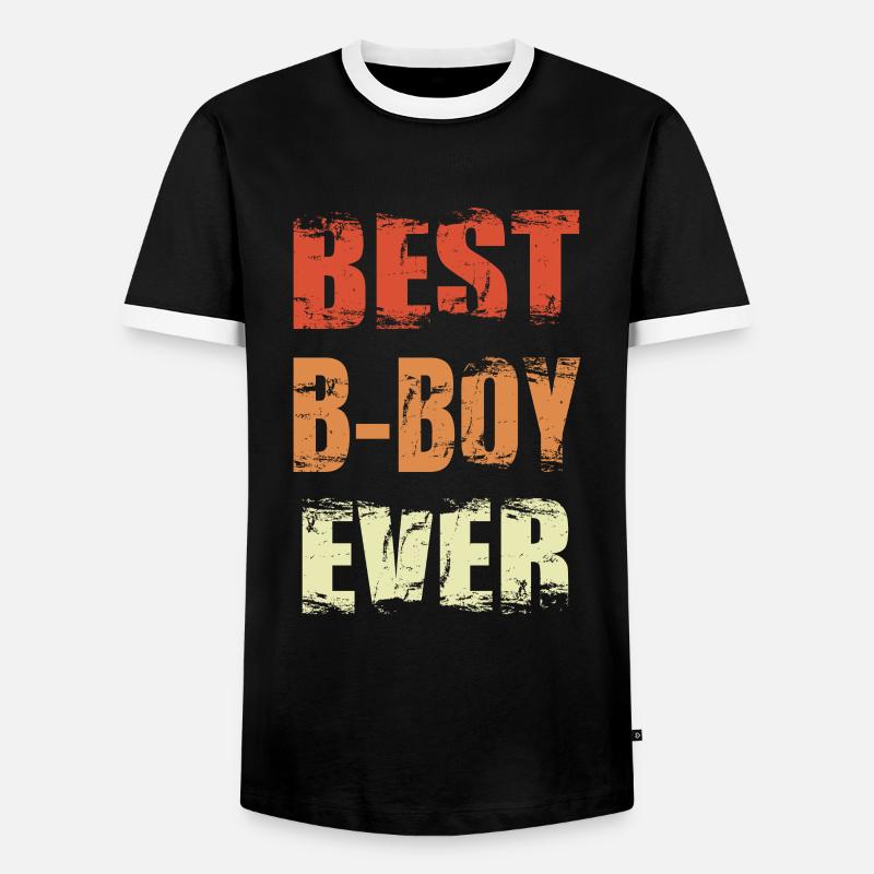 Best B-Boy Ever - Men's Ringer Shirt - black/white