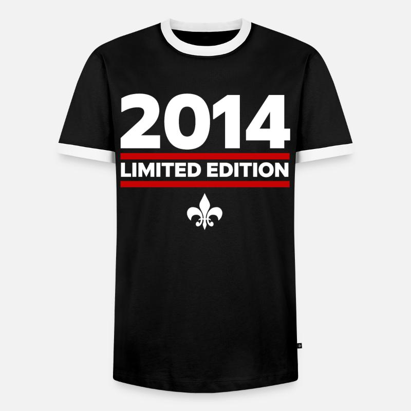 2014 Limited Edition - Men's Ringer Shirt - black/white