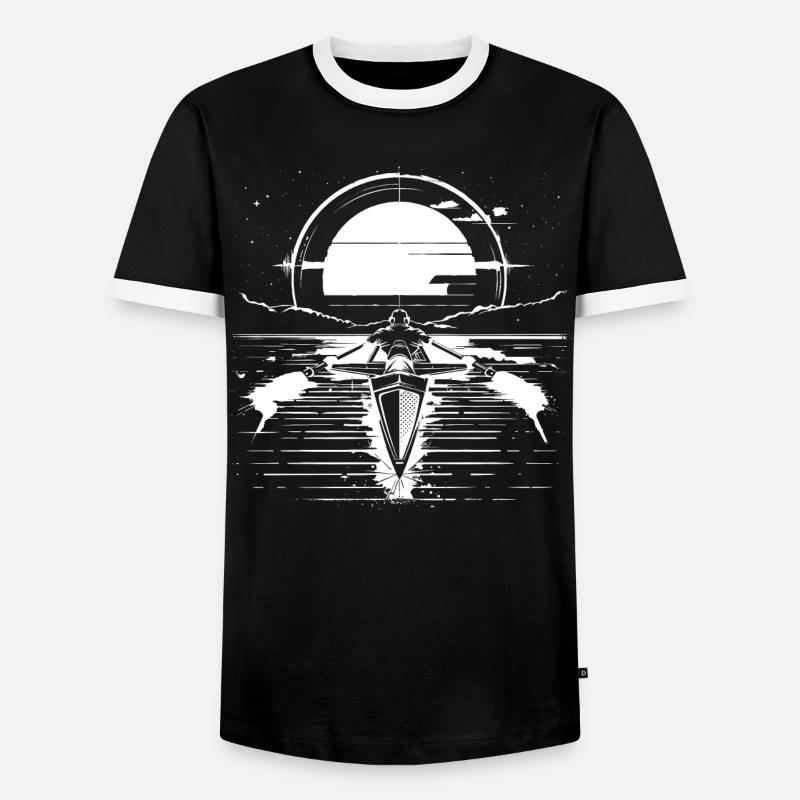 Row - Men's Ringer Shirt - black/white