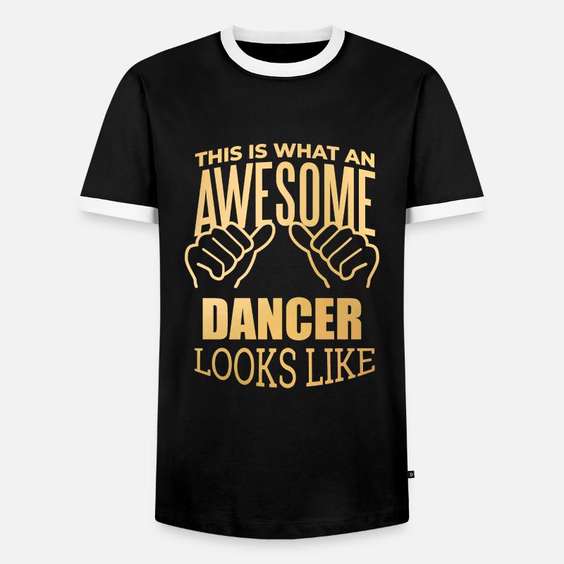 Dancer - Men's Ringer Shirt - black/white