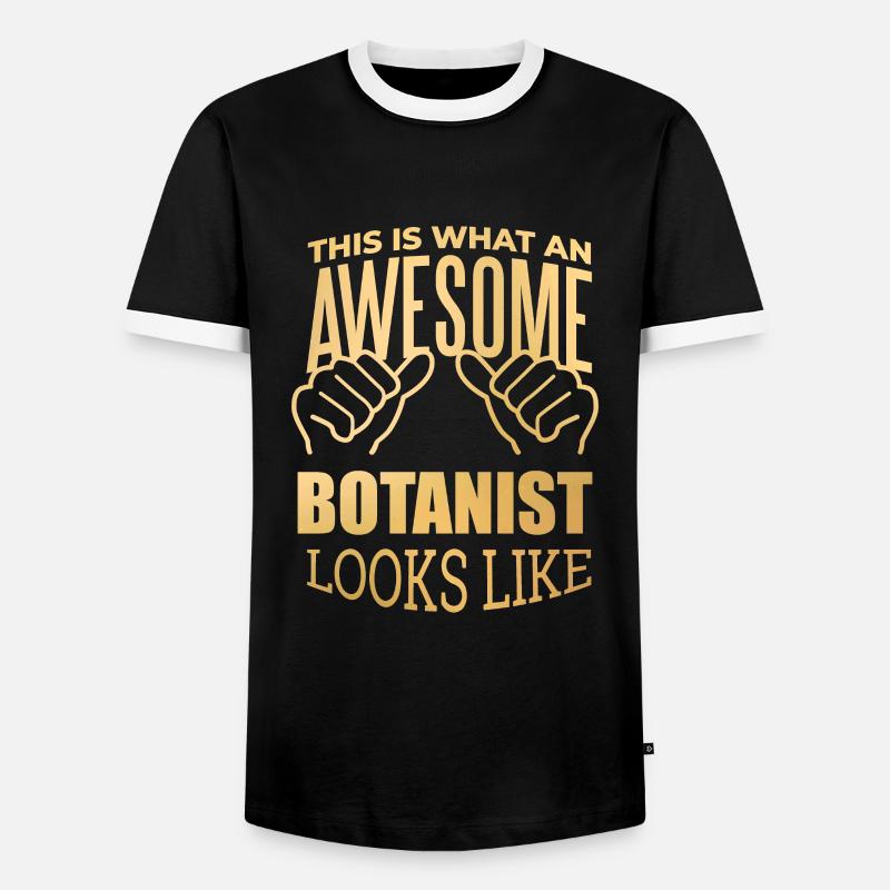 Botany - Men's Ringer Shirt - black/white