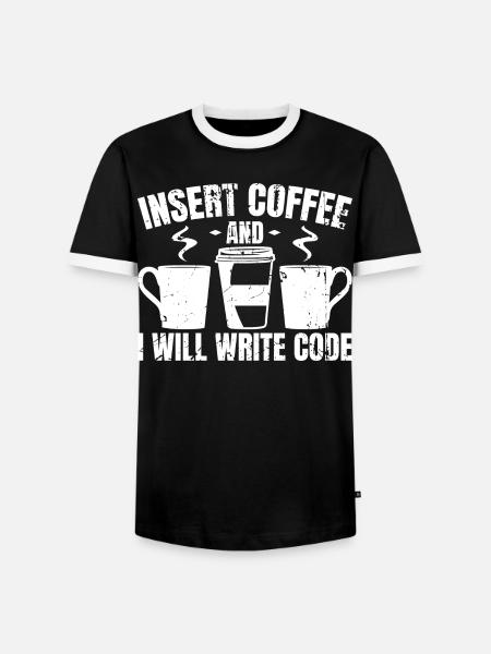 Programmeur Blagues drôles - T-shirt contrasté Homme - noir/blanc