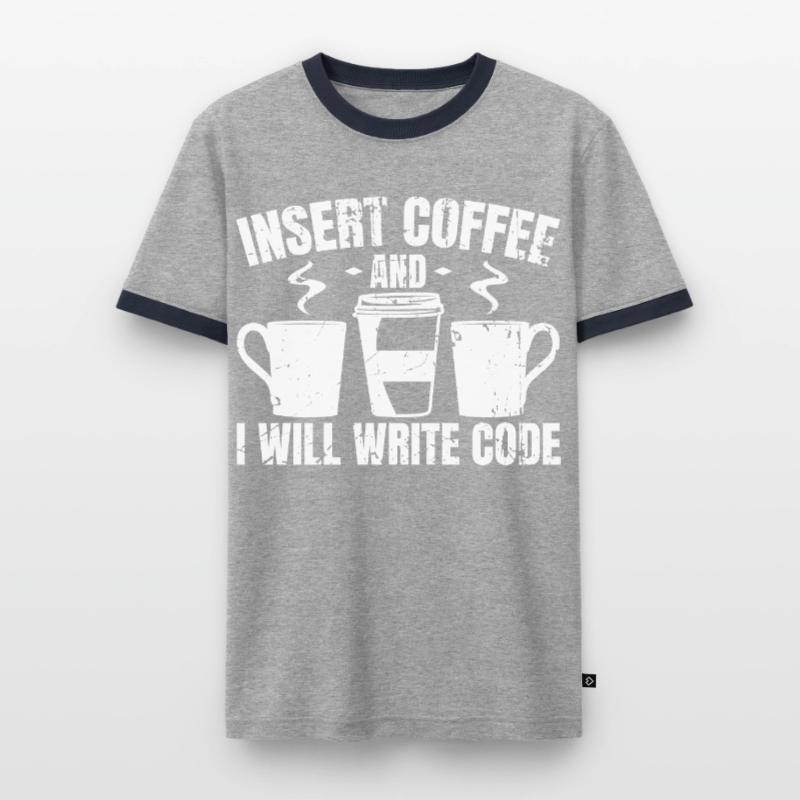 Programmeur Blagues drôles T-shirt contrasté Homme