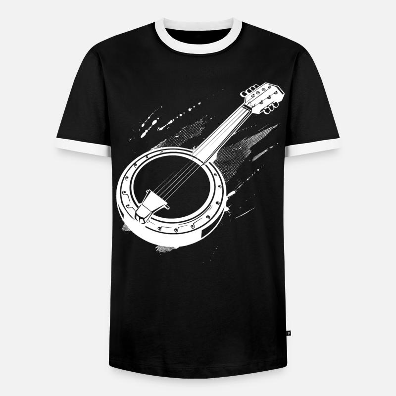 Graphiques Banjo - T-shirt contrasté Homme - noir/blanc