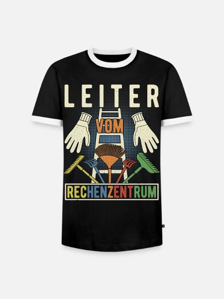 Leiter Vom Rechenzentrum Gärtner Hobbygärtner - Männer Kontrast-T-Shirt - Schwarz/Weiß
