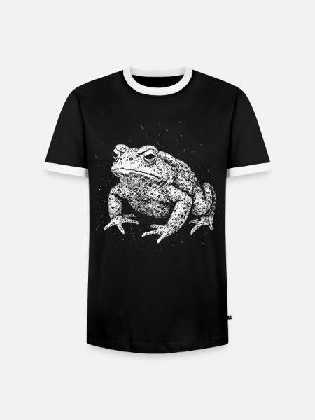 Toad - Men's Ringer Shirt - black/white
