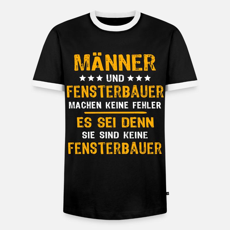 Tontechniker Spruch - Männer Kontrast-T-Shirt - Schwarz/Weiß