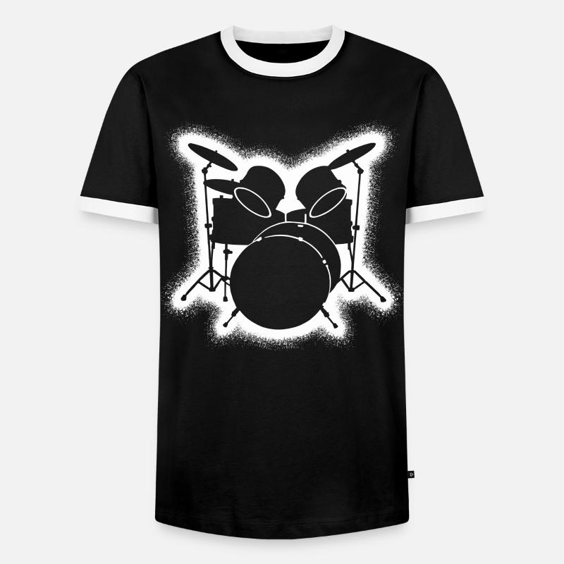 Drums Drummers Drummers - Men's Ringer Shirt - black/white