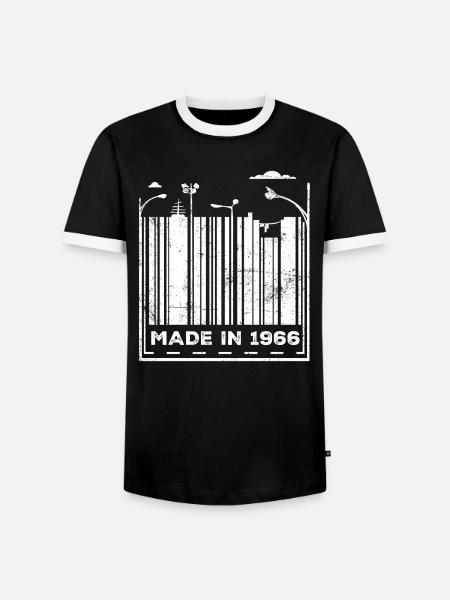 Millésime 1966 - T-shirt contrasté Homme - noir/blanc