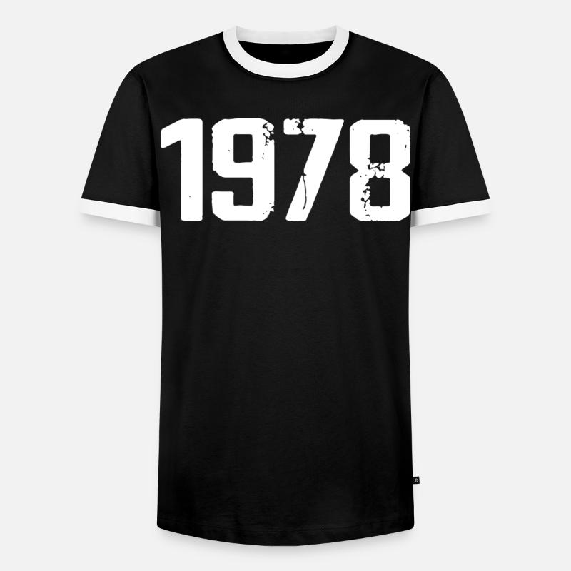 1978 - Awesome since 1978 - Men's Ringer Shirt - black/white