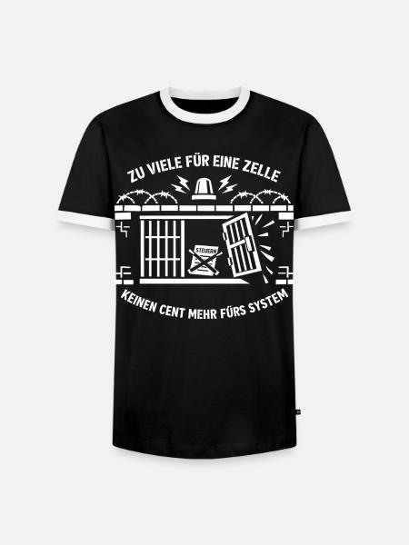 Zu Viele Für Eine Zelle - Männer Kontrast-T-Shirt - Schwarz/Weiß