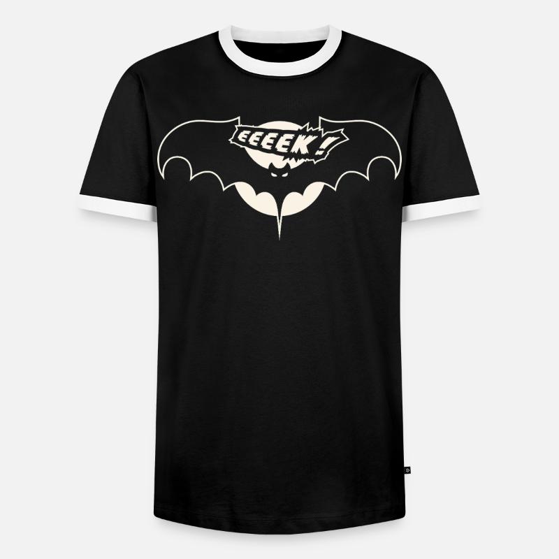 Bat - Men's Ringer Shirt - black/white