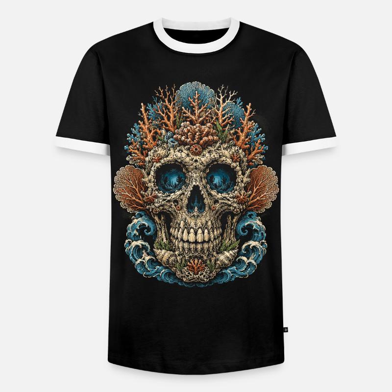 Belize Belizean Root - Men's Ringer Shirt - black/white