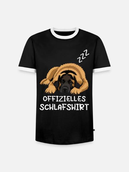 Offizielles Schlafshirt Germanischer Bärenhund - Männer Kontrast-T-Shirt - Schwarz/Weiß