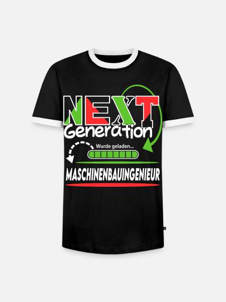 Maschinenbauingenieur Next Generation Beruf Mann - Männer Kontrast-T-Shirt - Schwarz/Weiß
