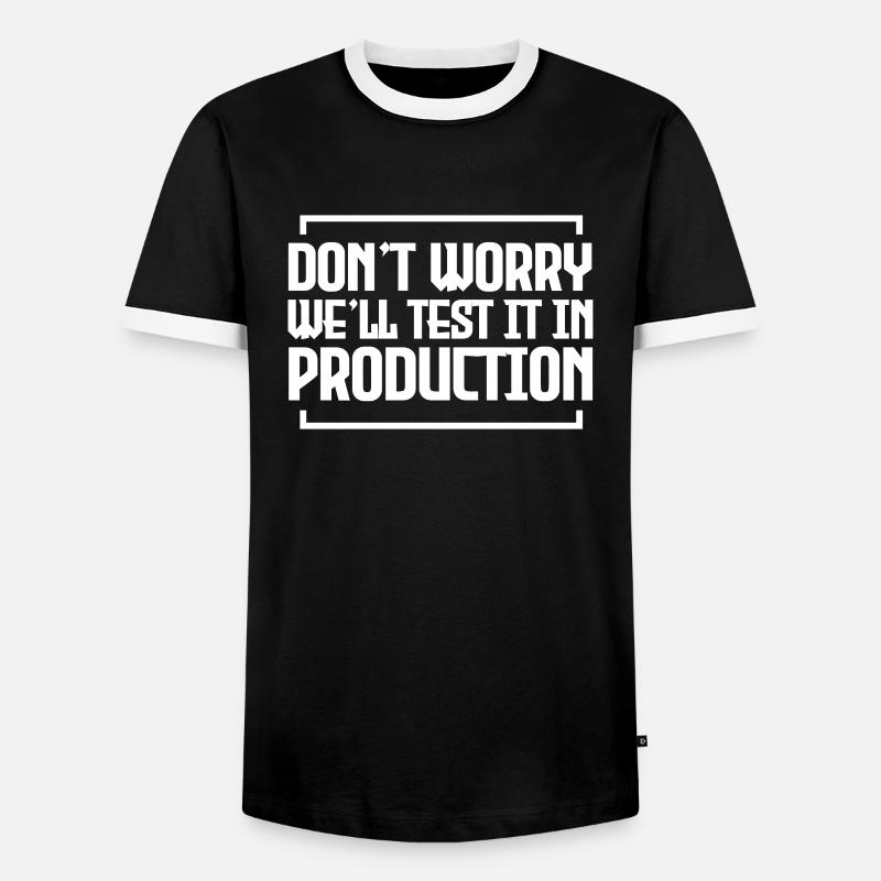 Programmierer - Männer Kontrast-T-Shirt - Schwarz/Weiß