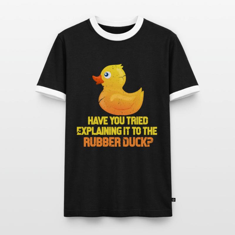 Programmierer Code Informatik Coder Geschenk Männer Kontrast-T-Shirt
