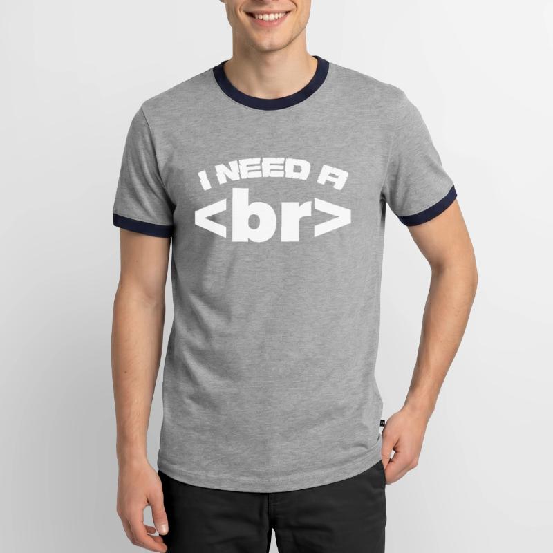 Programmer computer code informatics gift Men's Ringer Shirt