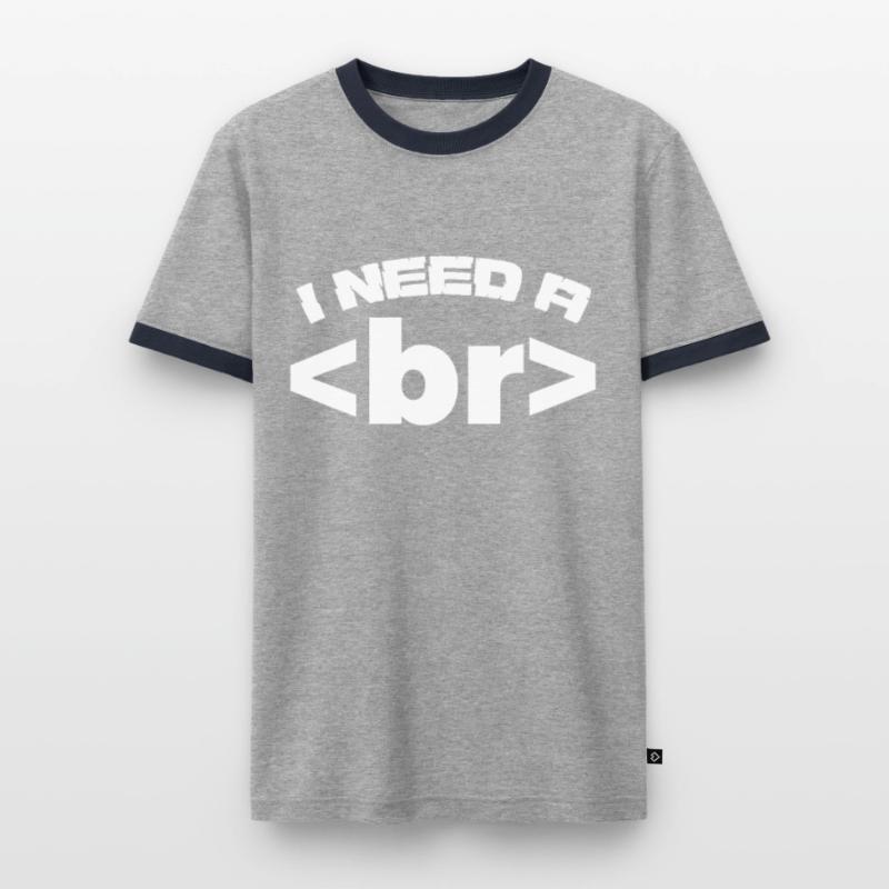 Programmer computer code informatics gift Men's Ringer Shirt