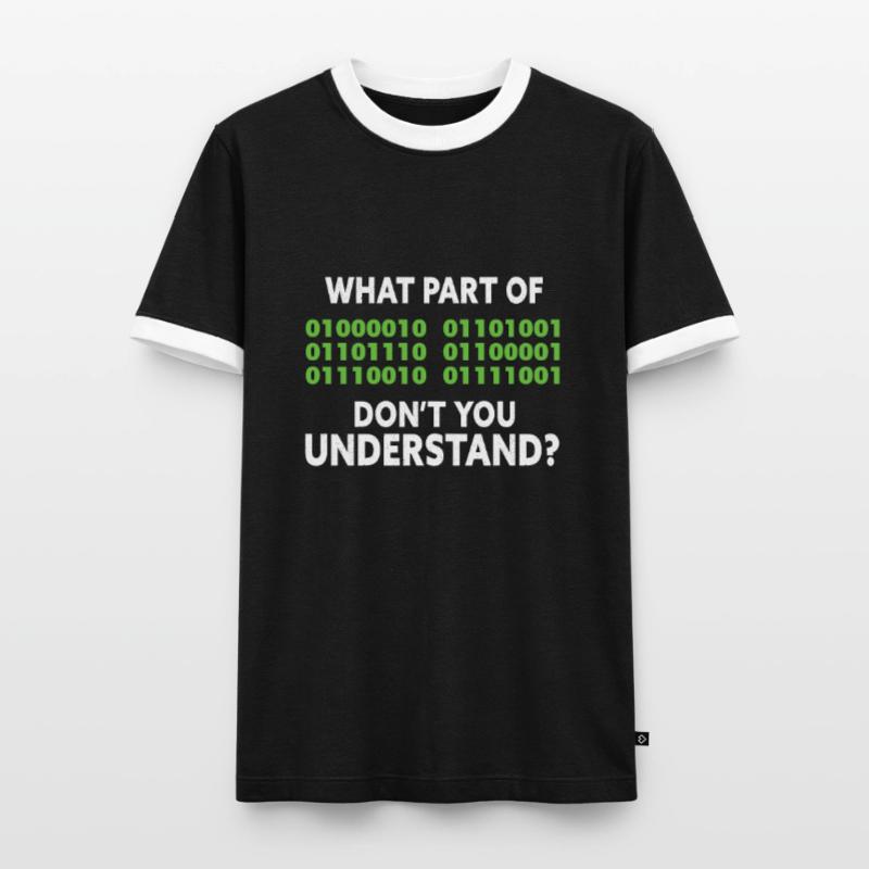Programmeur Compuer Nerd Coder Software Cadeau T-shirt contrasté Homme