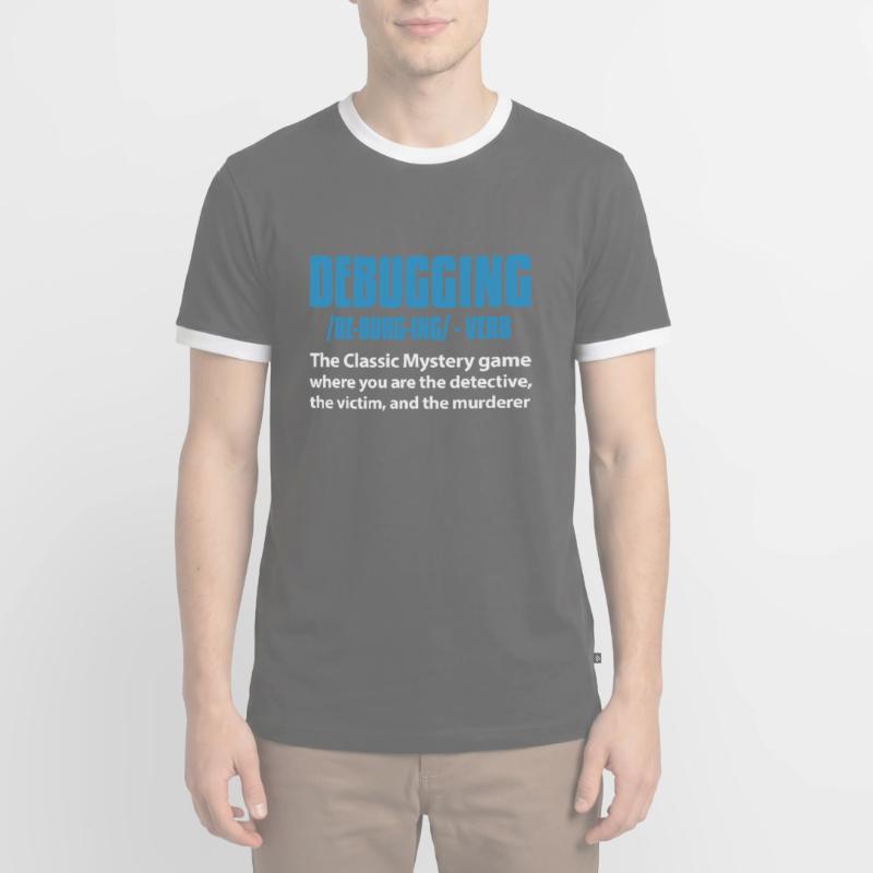 Software Developer Programmer Software Men's Ringer Shirt