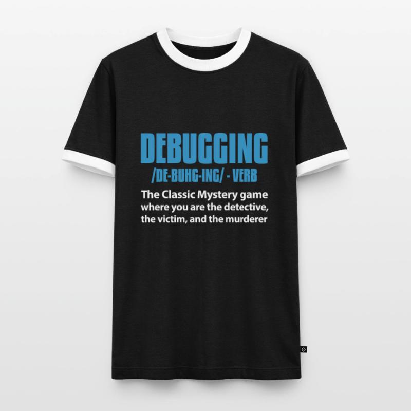 Software Developer Programmer Software Men's Ringer Shirt