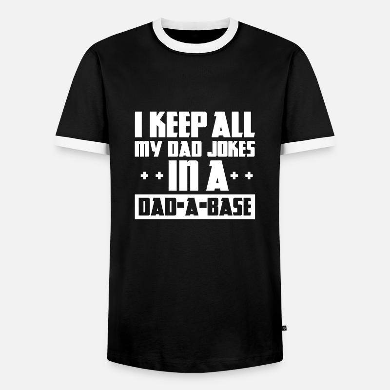 Softwareentwickler Vater Programmierer Geschenk - Männer Kontrast-T-Shirt - Schwarz/Weiß