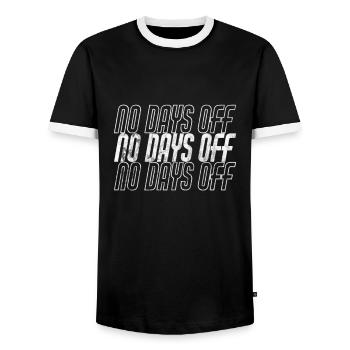 Motivation Motivieren Karriere Spruch Geschenk - Männer Kontrast-T-Shirt - Schwarz/Weiß - Vorne - AI Model Female 172 light (172cm) & AI Model Male 178 light (178cm)