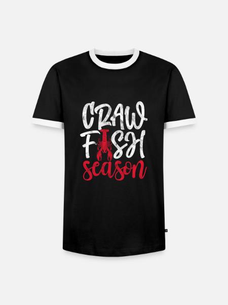 Crawfish Crawfish Seafood Crab Gift - Men's Ringer Shirt - black/white